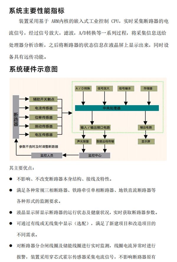 机械特性监测装置